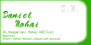 daniel mohai business card